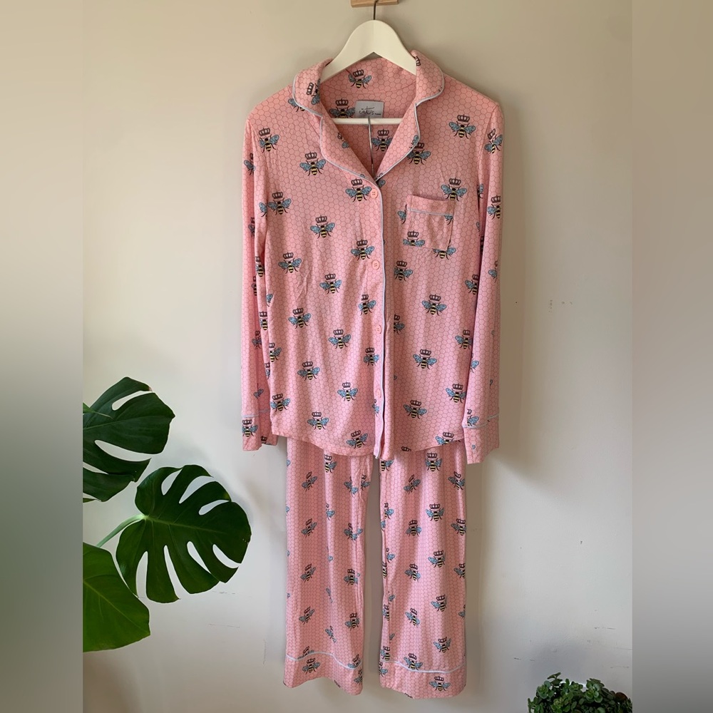 The Cats Pajamas Queen Bee knit pajamas women’s medium